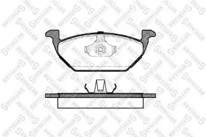 Комплект тормозных колодок, дисковый тормоз STELLOX купить